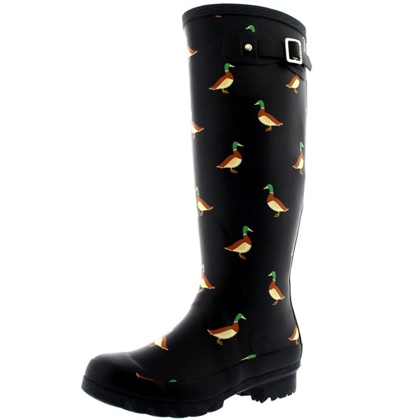 Womens Animal Winter Waterproof Wellington