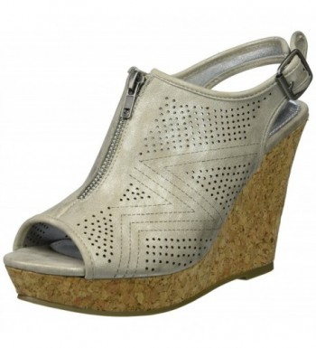 Rampage Womens Chamomile Sandal Platinum