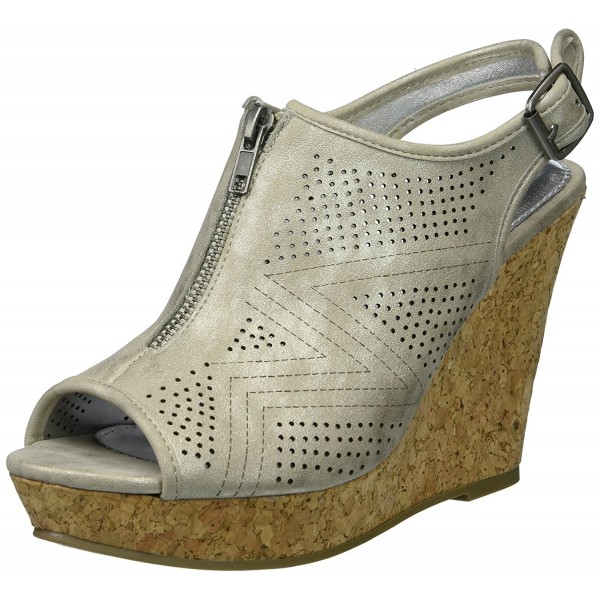 Rampage Womens Chamomile Sandal Platinum