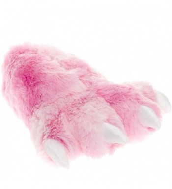 Wishpets Grizzly Bear Slippers White