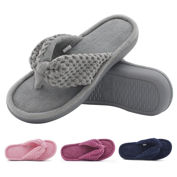 ULTRAIDEAS Womens Memory Gridding Slippers