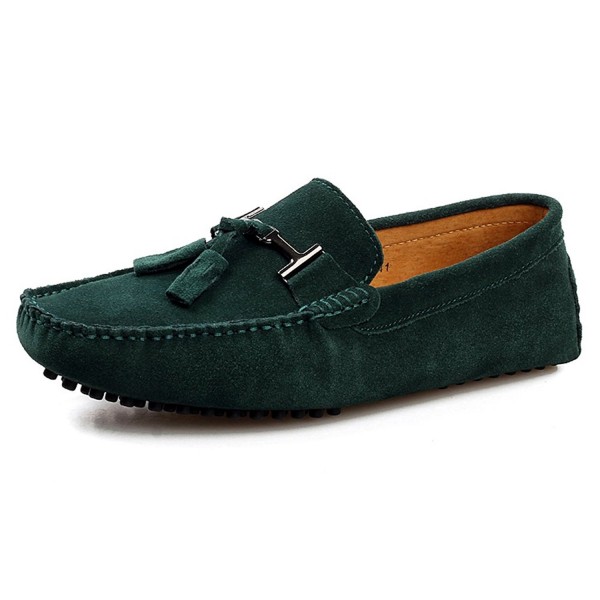 green moccasins mens