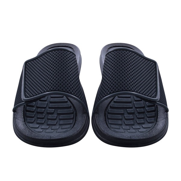 Sky Sole Mens Slide Sandals With Velcro 
