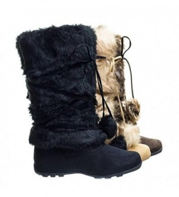 Black Mukluk Around Boots Winter