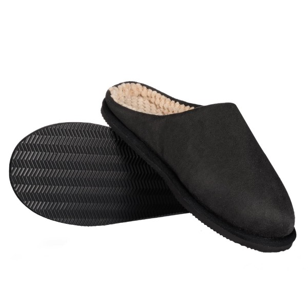 slip on black slippers