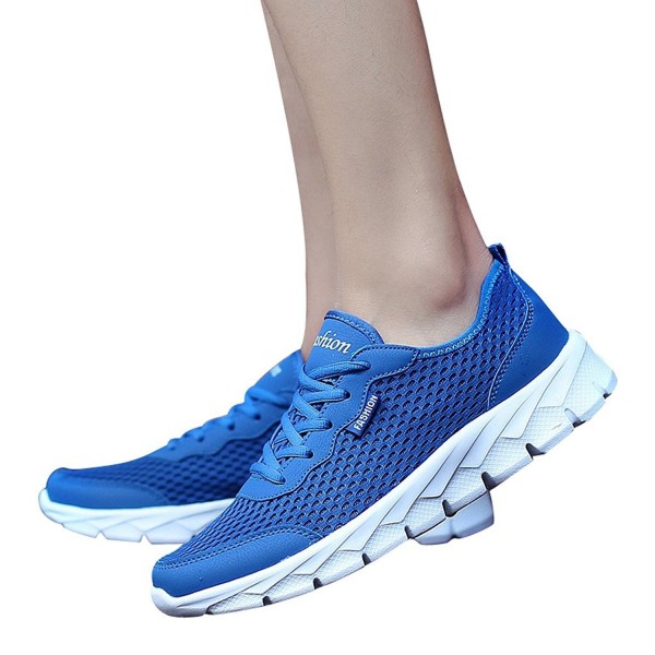 Men's Light Breathable Sneakers For Walking by - Blue - CV182G5D4MG