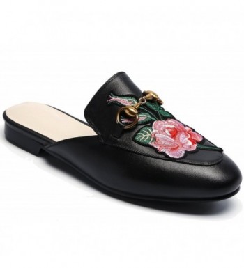 LaRosa Leather Backless Slipper Slip ons