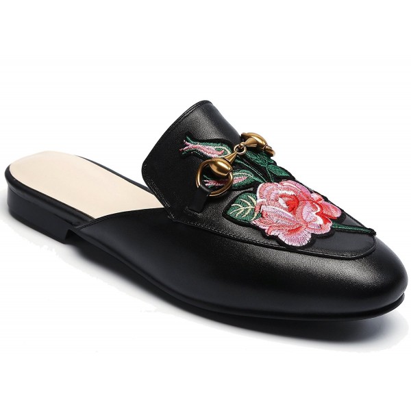 LaRosa Leather Backless Slipper Slip ons