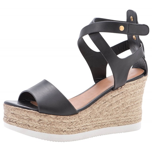 Cambridge Crisscross Strappy Espadrille Platform