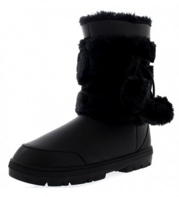 Womens Fully Waterproof Winter Leather