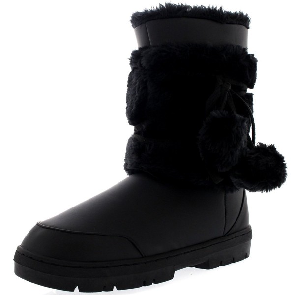 Womens Fully Waterproof Winter Leather