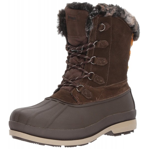 Women's Lumi Tall Lace Snow Boot - Brown - CV12NYTS85E