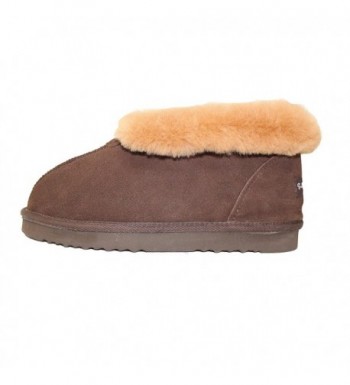 Furfurmouton Australian Sheepskin Slippers Chocolate