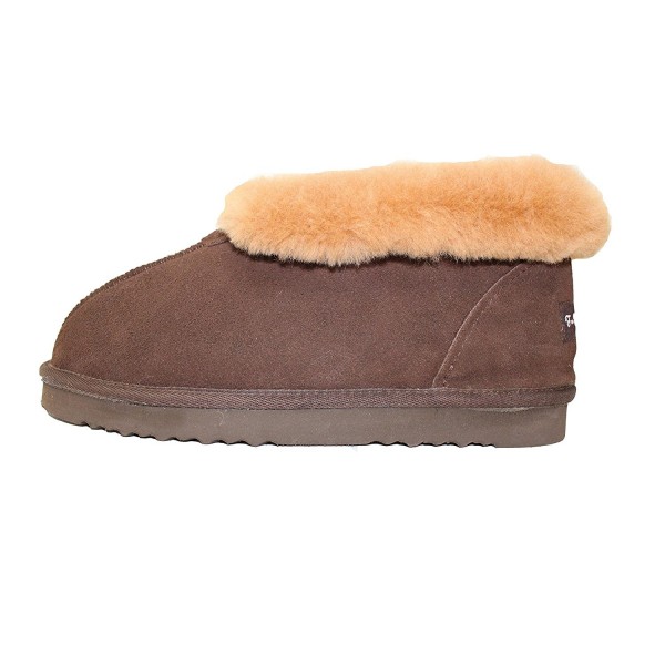 Furfurmouton Australian Sheepskin Slippers Chocolate