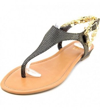 Thalia Womens Casual T Strap Sandals