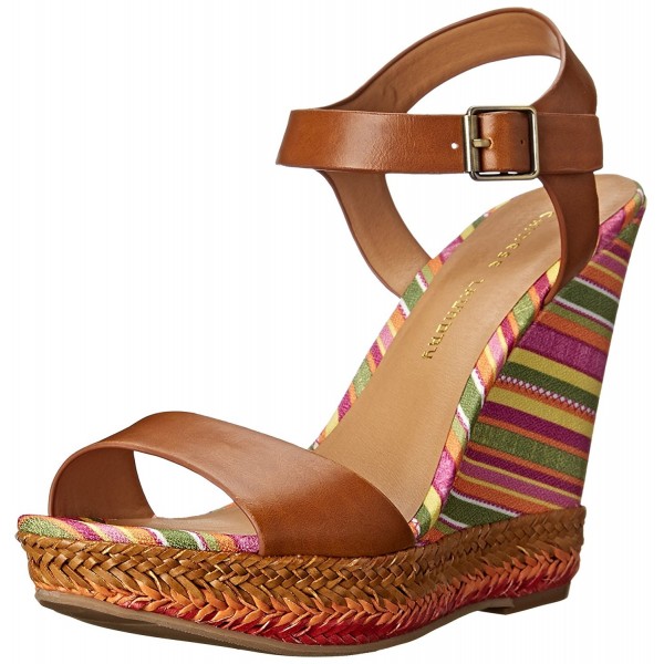 Chinese Laundry Women's Mahalo Wedge Sandal - Cognac Burnished ...