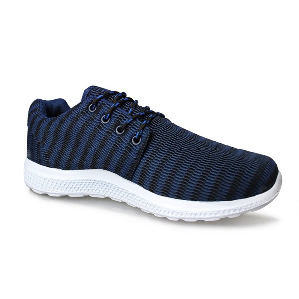 Men's Light Weight Comfortable Fashion Sneaker - Navy-1 - CI17YTGCYAS