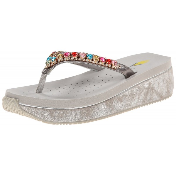 Volatile Womens Shinebright Sandal Silver