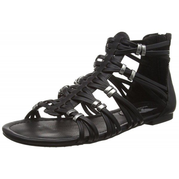 Women's Hayden Rio Pu Gladiator Sandal - Black - C5128KGYXEV