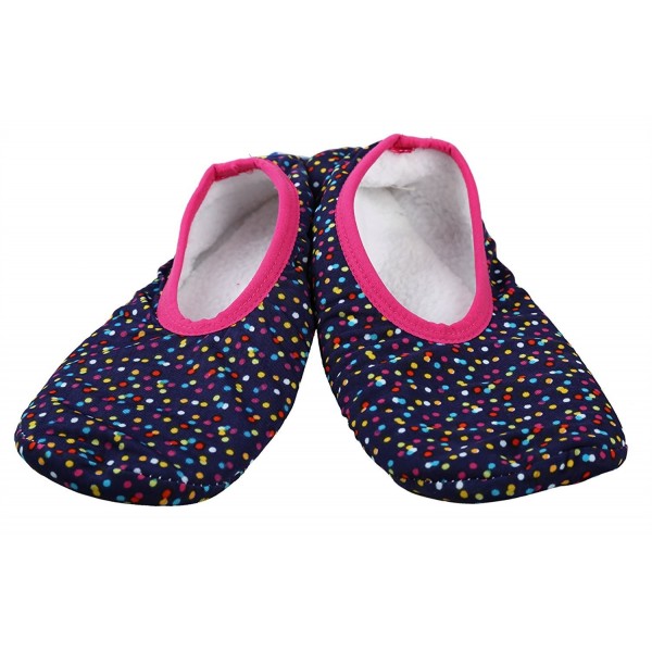 Snoozies Skinnies Womens Socks Rubber Confetti