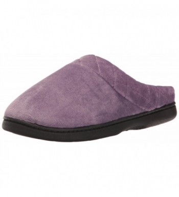 Dearfoams Womens Microfiber Clog Slipper