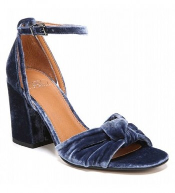 Women's Edana Ankle Strap Sandal - Lapis Blue Smart Velvet/Fabric ...