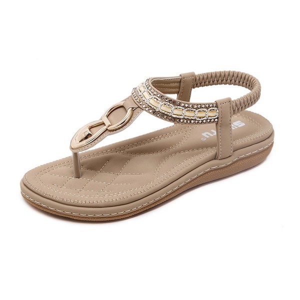 womens nude flat sandals