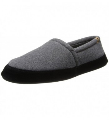 Mens Moc Slipper Charcoal Medium