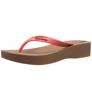 Ipanema Womens Tropical Wedge Brown