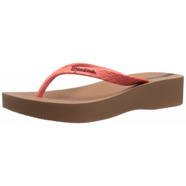 Ipanema Womens Tropical Wedge Brown