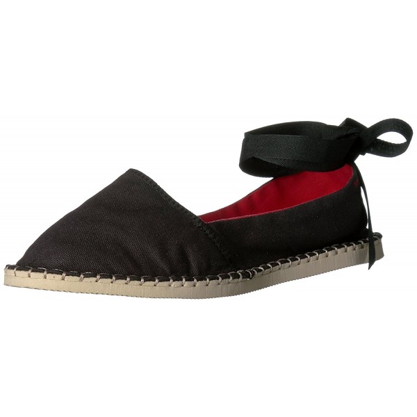 Women's Origine Slim Espadrille Black - Black - C612N2466BX