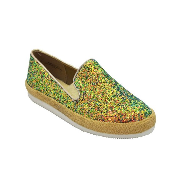 Bamboo Iridescent Glitter Loafers Sneakers