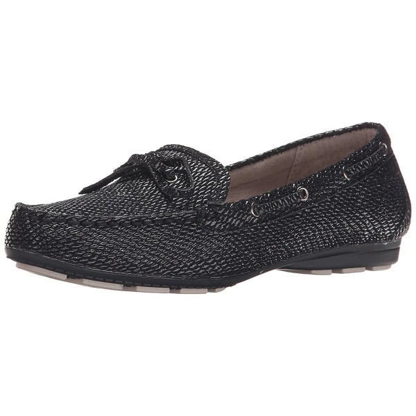 Women's Dashboard Slip On Loafer - Black Sparkle Snake - C71210LFZ8L