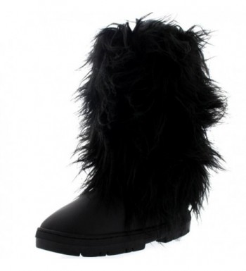 Womens Long Covered Winter Boots