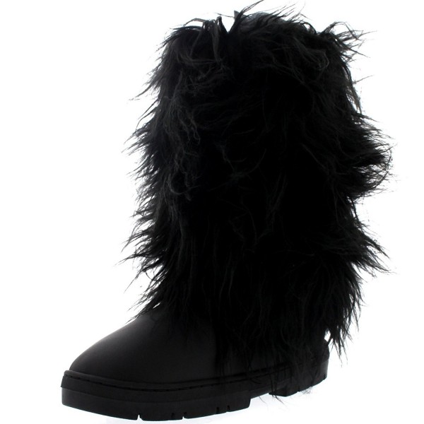 Womens Long Covered Winter Boots