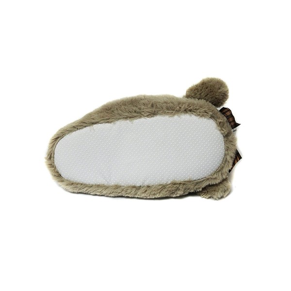 Fuzzy Winter Animal Bunny Slippers for Adult Women - Khaki - CT184ZN8SY9