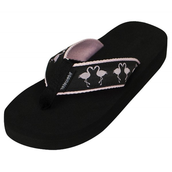 womens flamingo flip flops