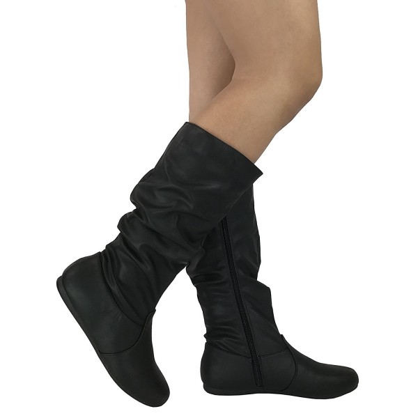 Womens Wonda Boots Soft Slouchy Flat To 