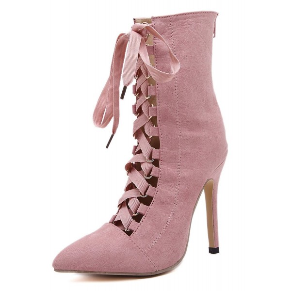 Pointed Stiletto Gladiator Platform - Pink - CR186ANWMS9