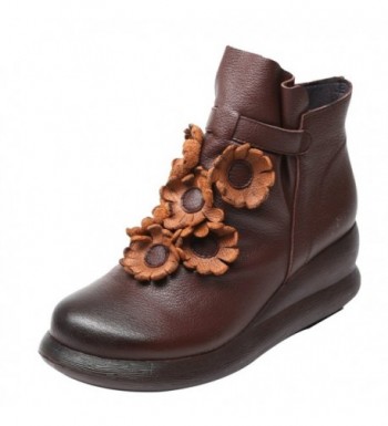 Mordenmiss Womens Platform Flower Winter