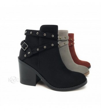 MVE Shoes Womens Buckle Booties