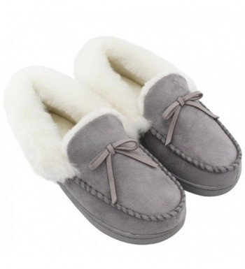 HomeIdeas Comfort Slippers Anti Slip Moccasin