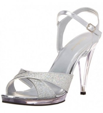 Fabulicious Womens Flair Sandal Silver