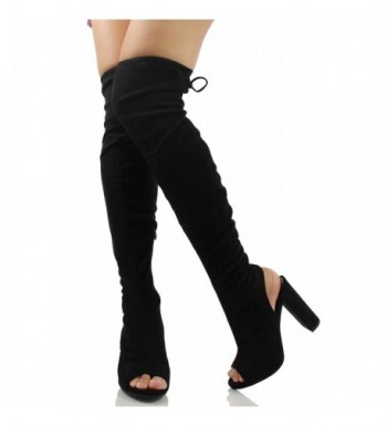 Delicious Womens Stretchy open Black