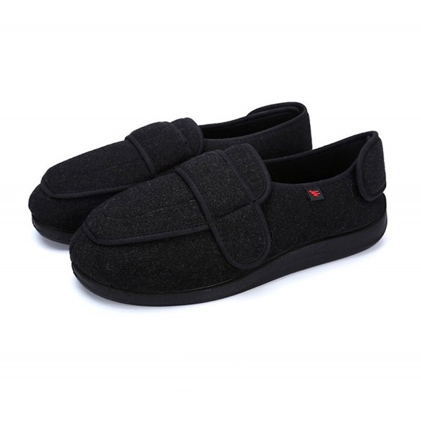 Orthopedic Slippers neuropathy Personalized Men Black - Men-black ...