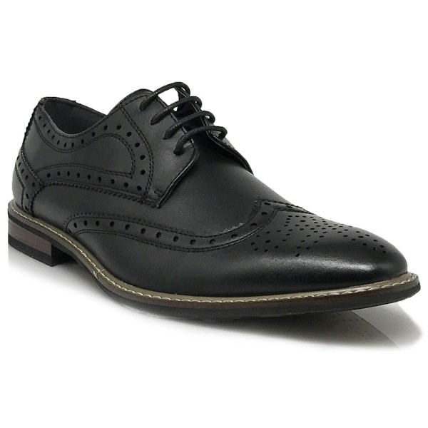 Conrad2 New Men's Classic Italy Modern Oxford Wingtip Lace Up Dress ...