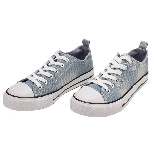 blue canvas trainers womens