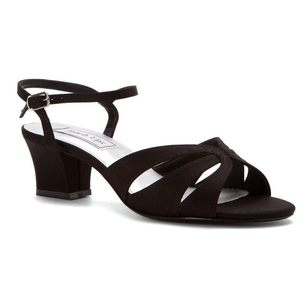 Touch Monaco Womens Black Sandals