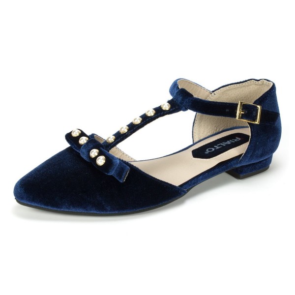 Rialto Annalise Womens Flat Navy