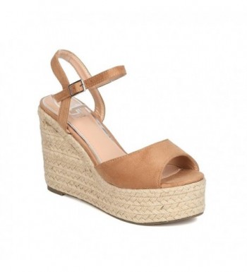 BETANI Women Suede Espadrille Platform